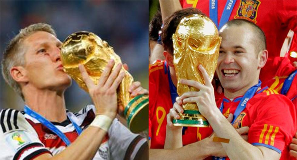 Riquelme derrochó elogios a estos dos campeones del mundo (Foto: Difusión)