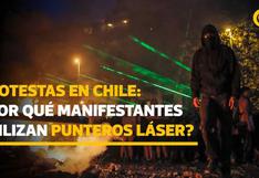 Protestas en Chile: ¿Por qué los manifestantes usan punteros láser?