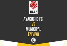 Ayacucho FC vs. Deportivo Municipal en vivo: a qué hora juegan y TV para ver la Liga 2