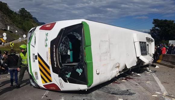 La tragedia ocurrió en la carretera que conecta a Bogotá con el municipio de Villeta, en el departamento de Cundinamarca . (Foto: Emergencias Cundinamarca)