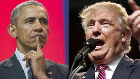 Barack Obama, presidente de Estados Unidos, y el virtual candidato republicano, Donald Trump. (Fotos: AFP / AP)