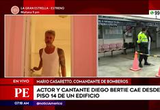 Fallece actor Diego Bertie tras caer de un edificio