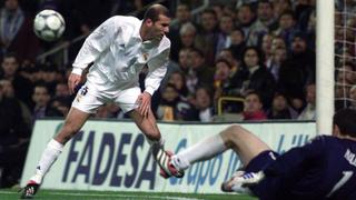 Golazo de Zidane calentó la previa del Real Madrid-Depor