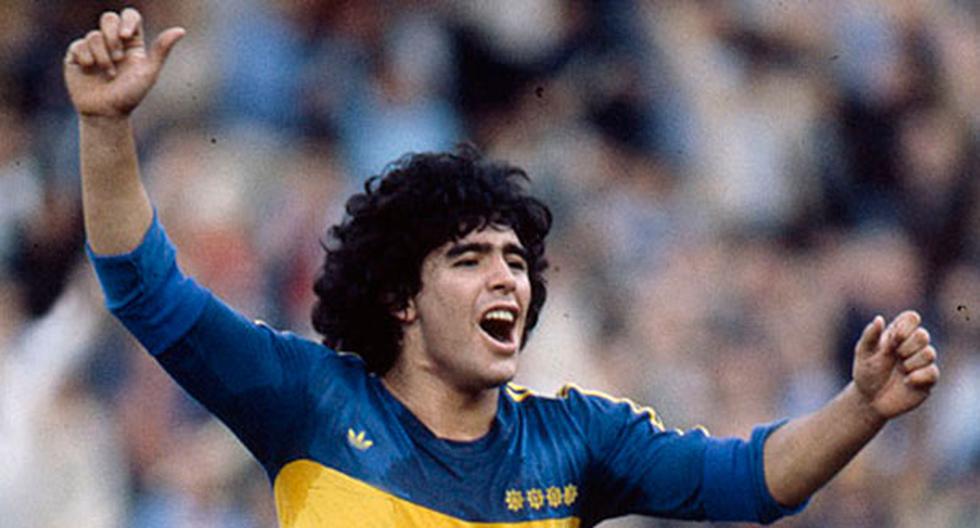Diego Maradona y Boca Juniors un comienzo que cumplió 34 años. (Foto: Difusión)