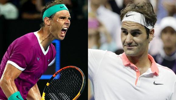 Roger Federer se rindió ante el talento de Rafael Nadal por ganar el Abierto de Australia. Foto: EFE.