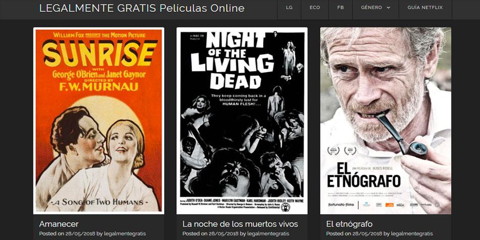 Esta web reúne películas y documentales abiertos al público. (Foto: Captura)