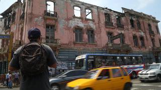 El Centro de Lima, patrimonio abandonado al polvo y las cenizas