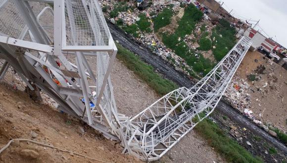 Callao: puente colapsado es una obra de Edelnor y no del MTC