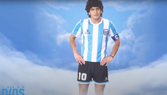 Recrean a Diego Maradona con inteligencia artificial y da un conmovedor mensaje: “No me olviden”. (Foto: Captura de video)