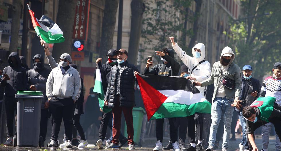 Pro-Palestinian demonstration in Paris despite being banned