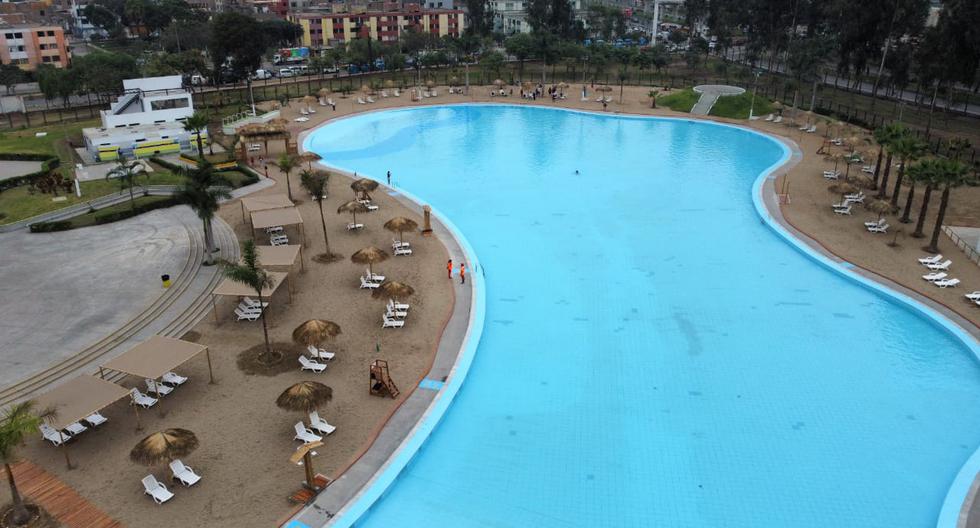 López Aliaga aseguró que se reforzó el sistema de limpieza de la piscina, de tal manera que el polvo y la arena no dañen los filtros de recirculación de agua. (Foto: César Campos)