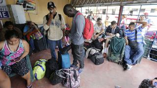 Tumbes: venezolanos abarrotan agencias de transporte rumbo a Lima | FOTOS