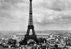 Así lucía la recién construida Torre Eiffel en 1889