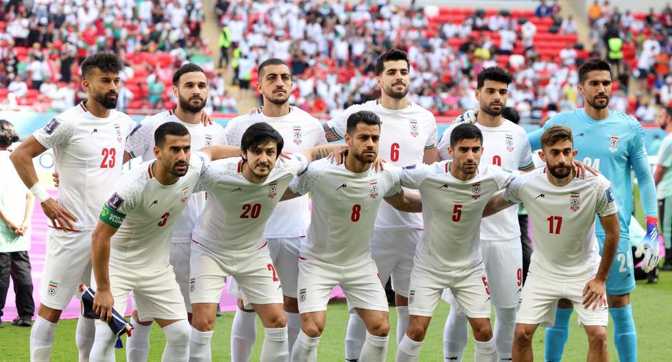 La selección de Irán en el Mundial Qatar 2022. (FADEL SENNA / AFP).