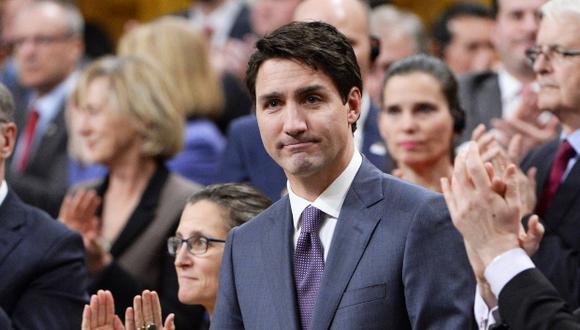 Justin Trudeau, primer ministro de Canadá, durante su alocución de disculpas a la comunidad gay. (Foto: AP)