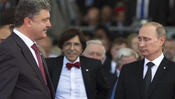 Putin y Poroshenko: dicen sí a la tregua al este de Ucrania