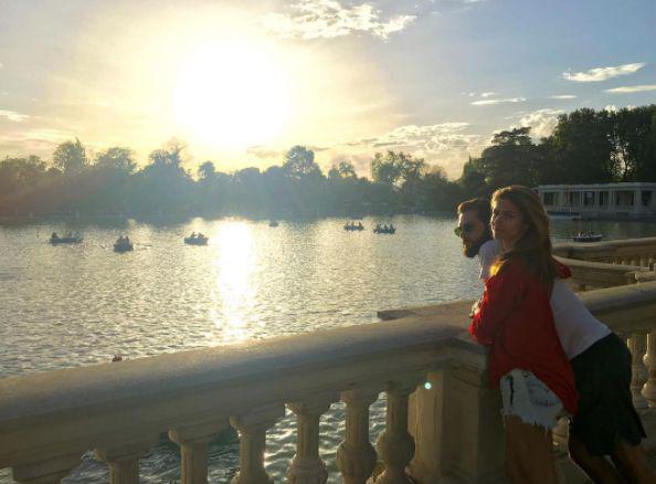 La actriz en Jardines del Buen Retiro de Madrid. (Foto: Instagram)