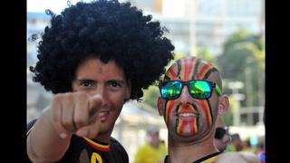 Bélgica vs. USA: 'Fellaini' y otras caras curiosas en Bahía