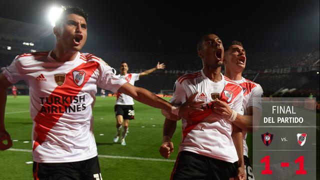 River Plate vs. Cerro Porteño. (Foto: Twitter River. Cerro y Diario Olé)