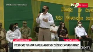 Junín: Vizcarra inauguró planta de oxígeno en hospital de Chanchamayo | VIDEO