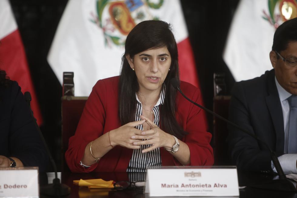 María Antonieta Alva, titular del MEF. (Foto: GEC)