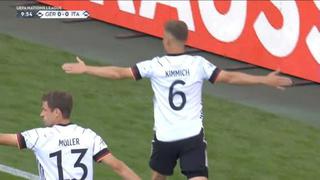Control y gol: la definición de Kimmich para el 1-0 del Alemania vs. Italia | VIDEO