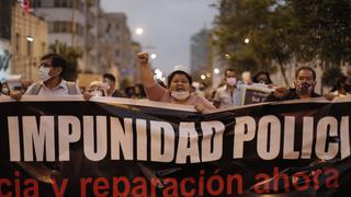 Plaza San Martín: Ciudadanos participan en Marcha contra la impunidad policial | FOTOS
