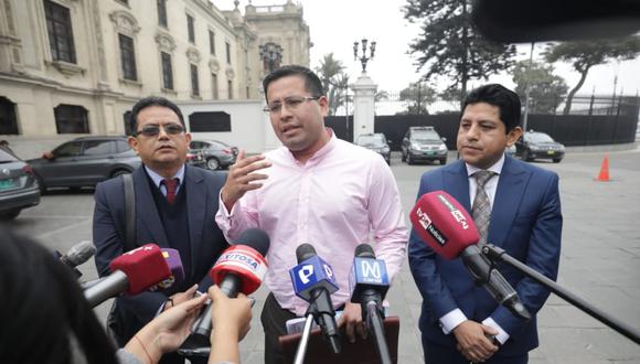 Abogados de Pedro Castillo declararon luego de la incautación dentro de Palacio de Gobierno. (Foto: GEC)