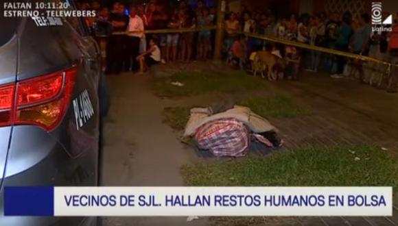 San Juan de Lurigancho: hallan cuerpo de joven dentro de bolsa