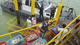 Tumbes: Produce intervino ocho embarcaciones por pesca ilegal