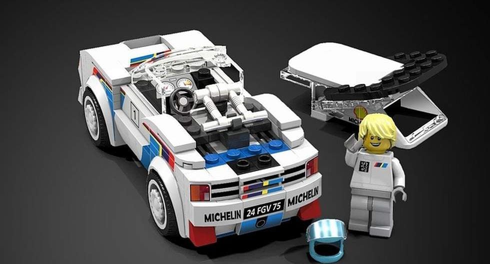 Ruedas y Tuercas Otra leyenda en Lego el Peugeot 205 