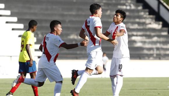 Perú igualó 1-1 ante Ecuador por Sudamericano Sub 15. (Foto: Selección peruana)