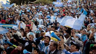 Así se celebró en Buenos Aires la clasificación de Argentina