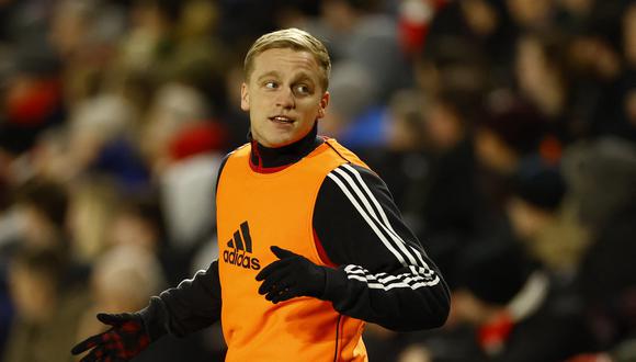 Donny van de Beek termina contrato con el Manchester United en junio de 2025. (Foto: Reuters)