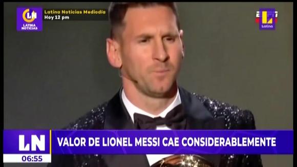 Lionel Messi: valor de futbolista cae considerablemente