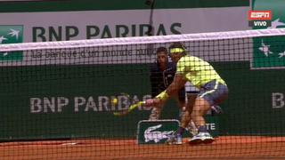 Federer vs. Nadal: el 'Rey de la Arcilla' dejó un globo para la historia [VIDEO]