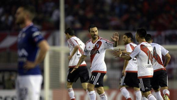 River ganó 8-0 a Wilstermann y pasó a semis de Libertadores. (Foto: AFP)