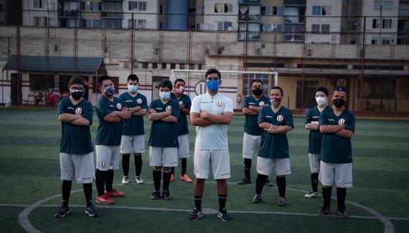 Equipo de futsal con síndrome de Down de Universitario de Deportes | Foto: Hugo Péres / GEC