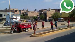Vía WhatsApp: vecinos de Chiclayo limpian las calles de basura