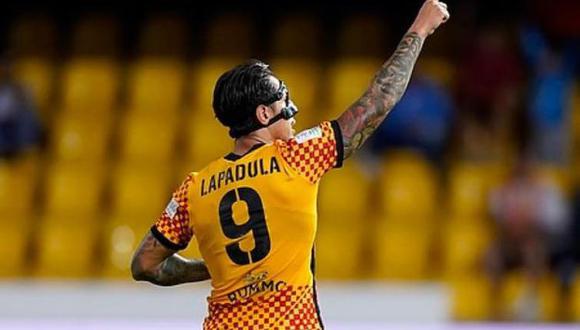 Gianluca Lapadula fue el máximo goleador de Benevento en la Serie B con 14 anotaciones.