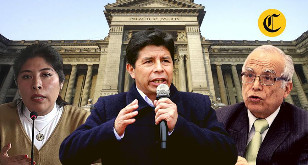Pedro Castillo, Aníbal Torres y Betssy Chávez son procesado ante la Corte Suprema por el golpe de estado.