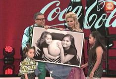 El Gran Show: Mathías Brivio fue sorprendido por sus hijas
