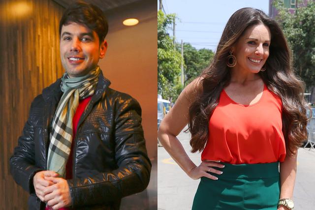 Bruno Pinasco y Rebeca Escribens compiten a Mejor conductor de televisión por "Cinescape" y "América Espectáculo", respectivamente. (Foto: El Comercio)