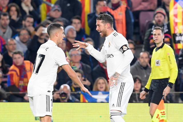 Barcelona vs. Real Madrid: Lucas Vázquez marcó el 1-0 y silenció el Camp Nou. (Foto: AFP/AP/Reuters)