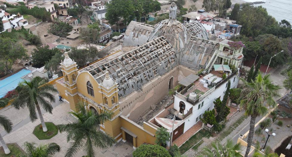 La restauración de la ermita, propiedad del Arzobispado de Lima, costaría entre 3 a 4 millones. Foto: Jorge Cerdán.