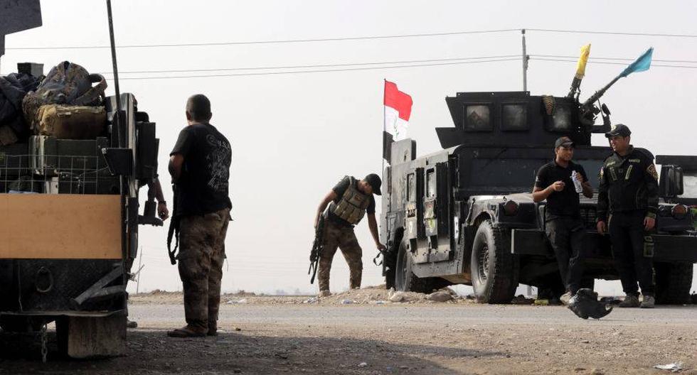 Peshmergas en Bashiqa. (Foto: EFE)