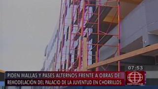 Chorrillos: obra municipal pone en riesgo a transeúntes [VIDEO]