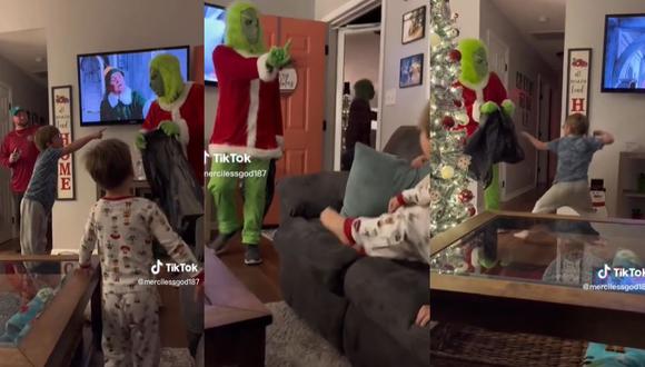 Biblia Campanilla Escalofriante Video viral | Padres 'traumatizan' hijos Navidad disfrazados Grinch y roban  regalos | TikTok | Estados Unidos | VIRALES | MAG.