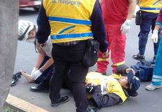 Inspectora de Municipalidad de Lima fue atropellada por taxista