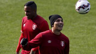 Selección peruana: la alegría de Paolo y Farfán en la práctica